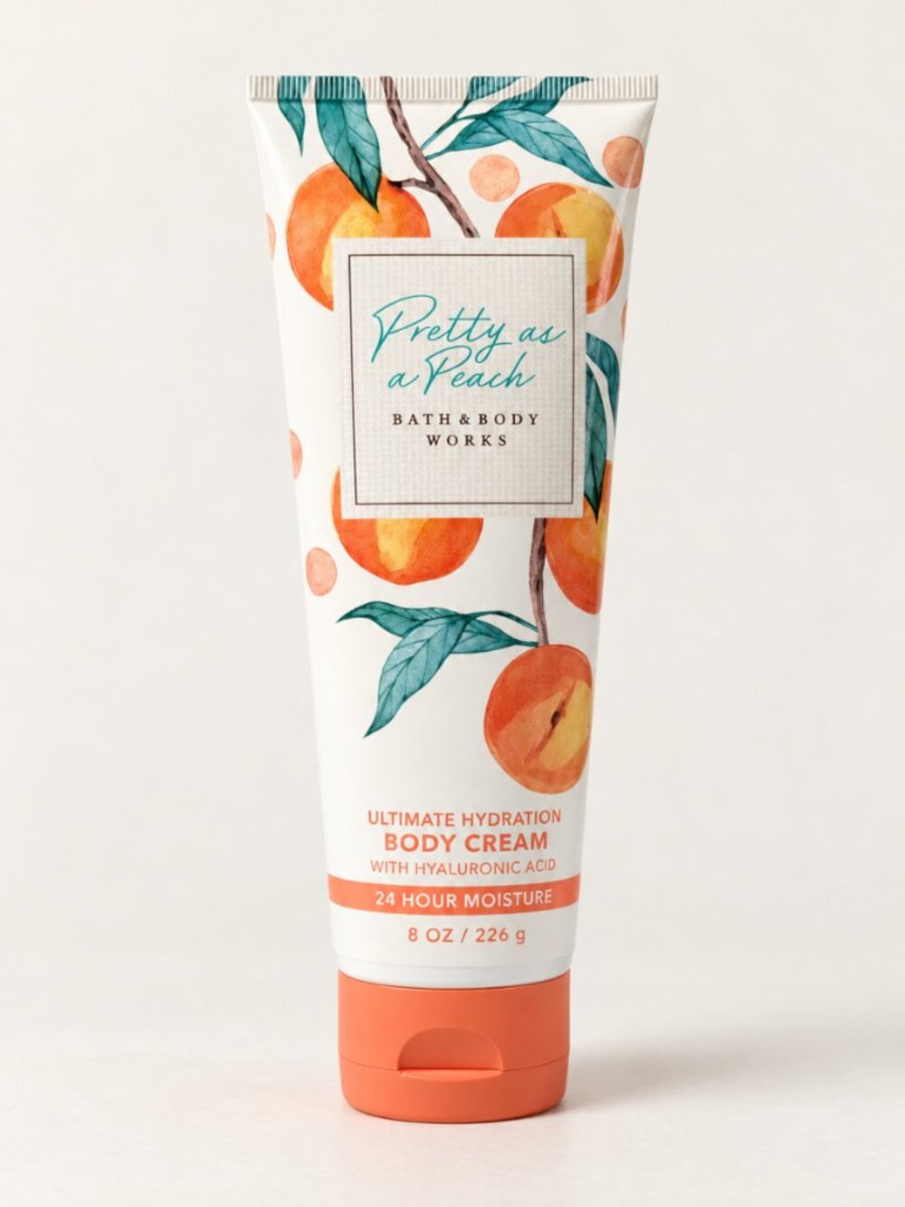 Bath & Body Works Pretty as a Peach Body Cream 8oz New